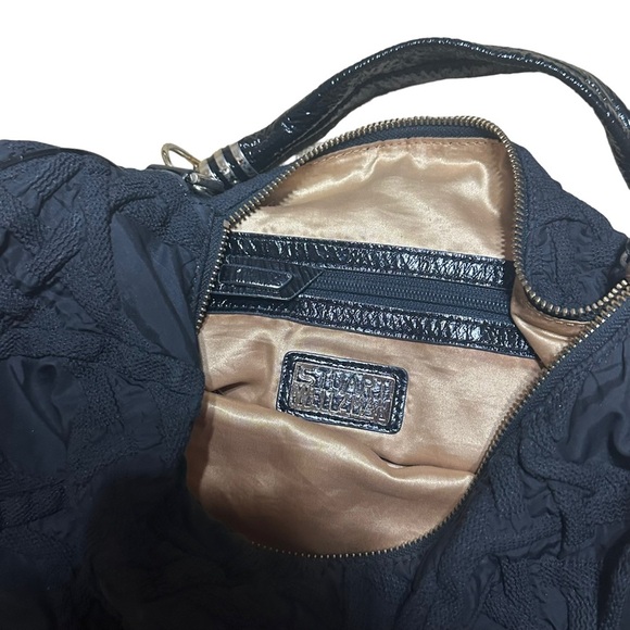 Stuart Weitzman Textured Black Purse - Picture 4 of 8